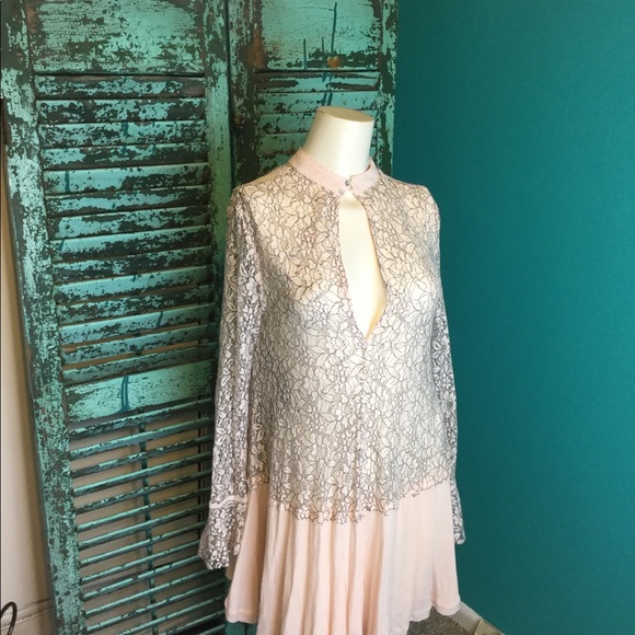 NWT Free People New Tell Tale Lace Minidress - Picture 4 of 8